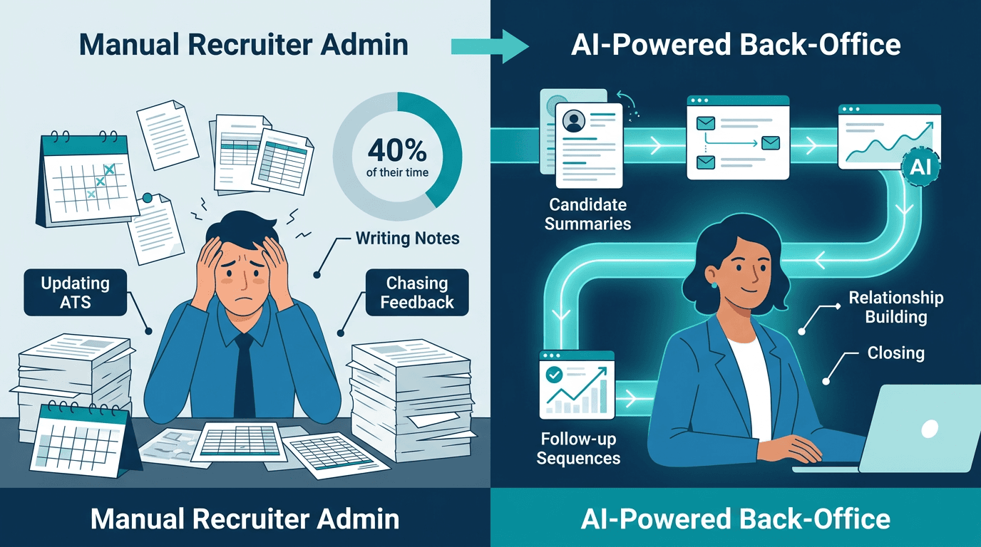 AI-Powered Recruiting Admin vs Manual Recruiter Admin